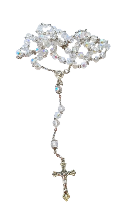 Crystal Rosary Clear Bead